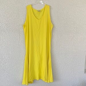 Cottonways Yellow Sleeveless Dress size 3